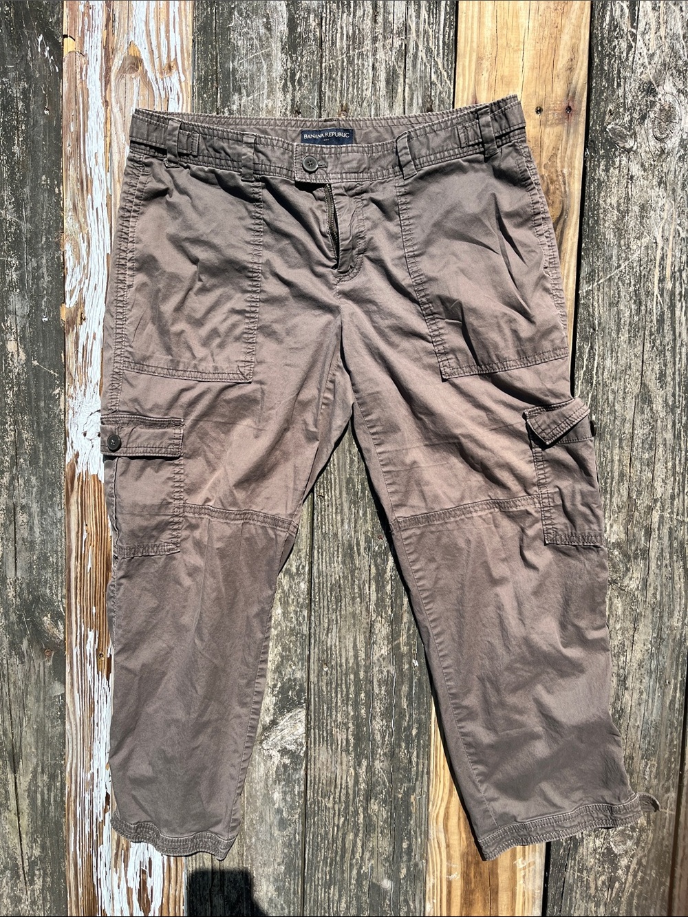 Banana Republic Factory Cropped Cargo Pants